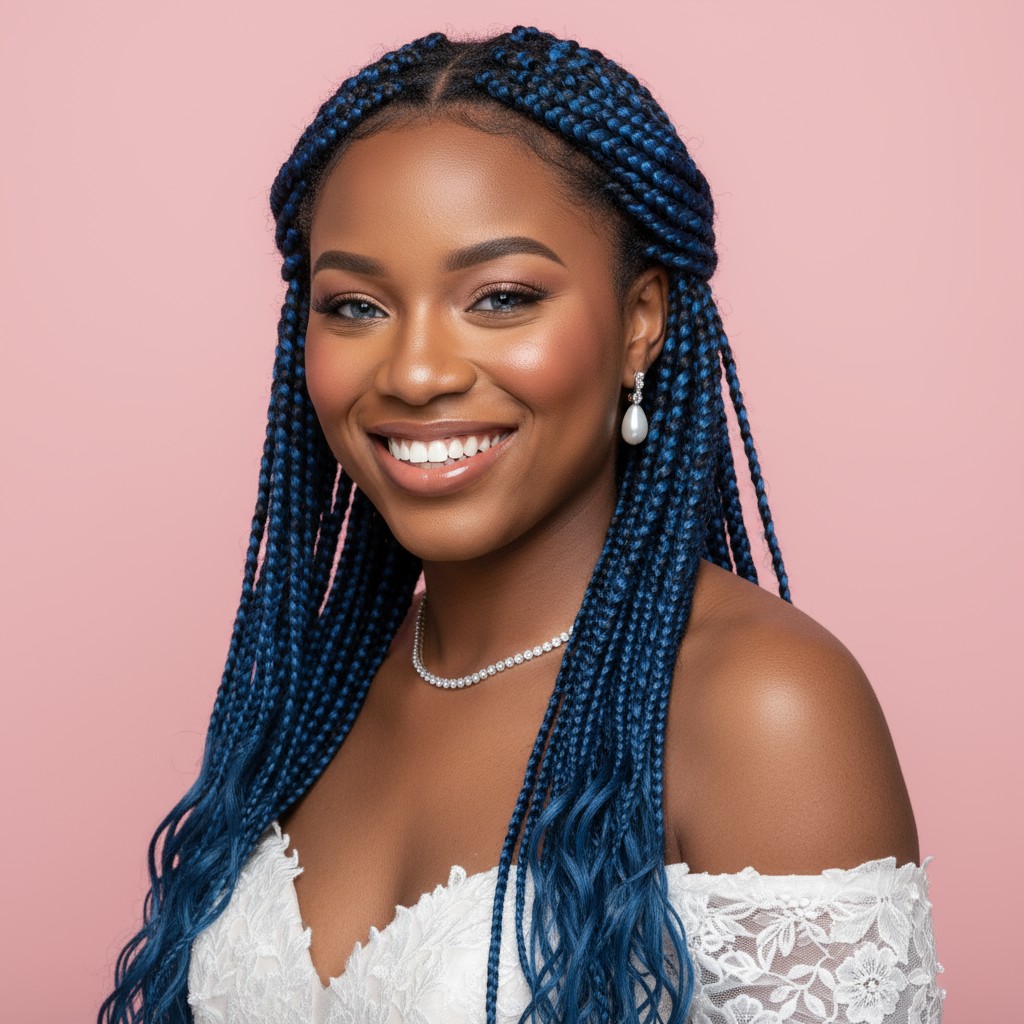 Blue Braids Ideas